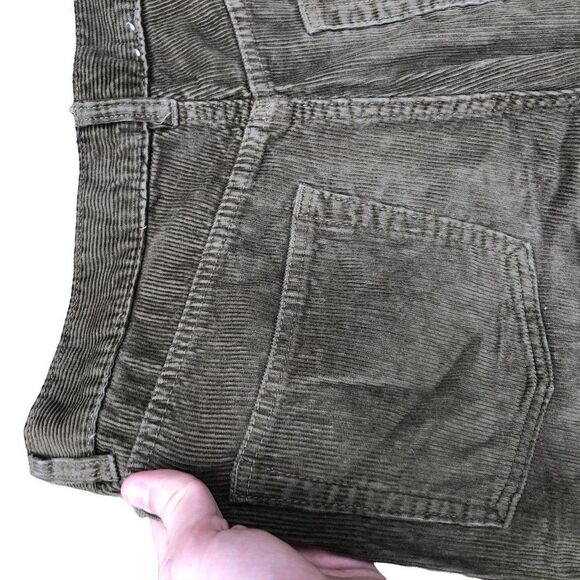 Calvin Klien Jeans Corduroy Pants Size 34 Olive Green/Brown - Picture 5 of 10
